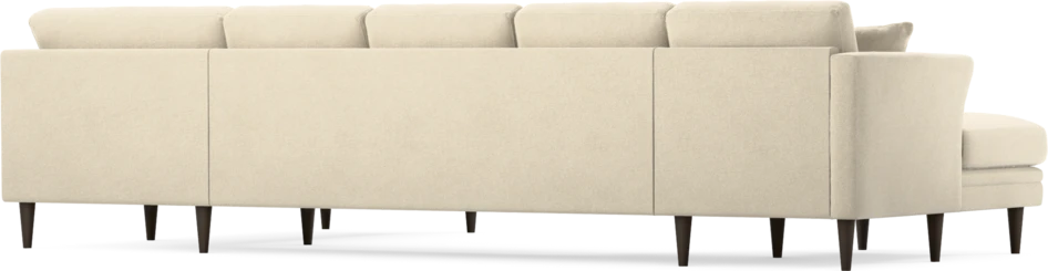 Eden - 3-sits soffa med schäslong vänster och divan höger - Beige
