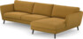 Madison Lux - 3-sits soffa med schäslong höger - Gul