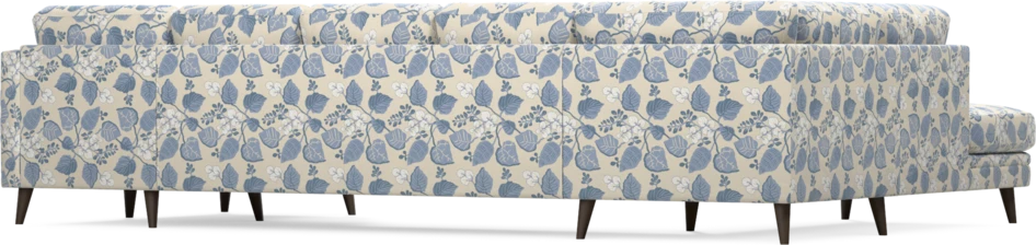 Eden - 3-sits soffa med divan vänster och schäslong höger - Flerfärgad