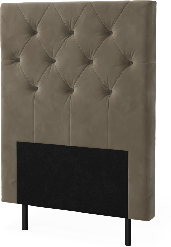 New York pikerad - Sänggavel, 90-210 cm - Brun