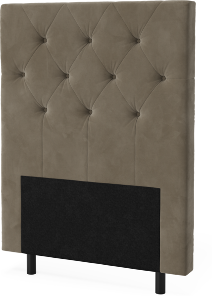 New York pikerad - Sänggavel, 90-210 cm - Brun