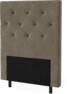 New York pikerad - Sänggavel, 90-210 cm - Brun