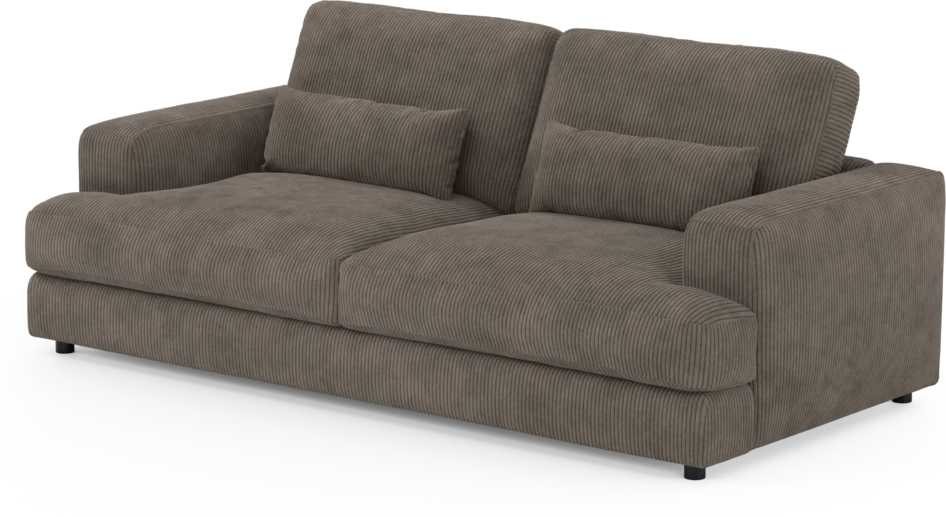 Noma - 3-sits soffa - Brun