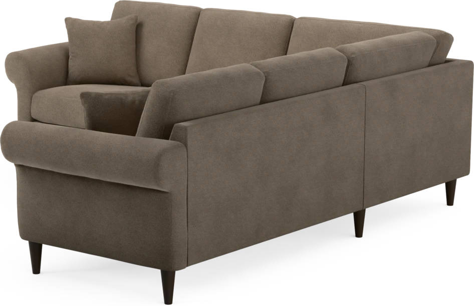 Eden - Hörnsoffa, 2+2-sits - Brun