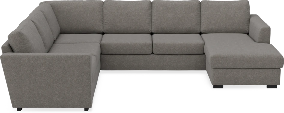Friday - Hörnsoffa, 2+3-sits med schäslong höger - Grå