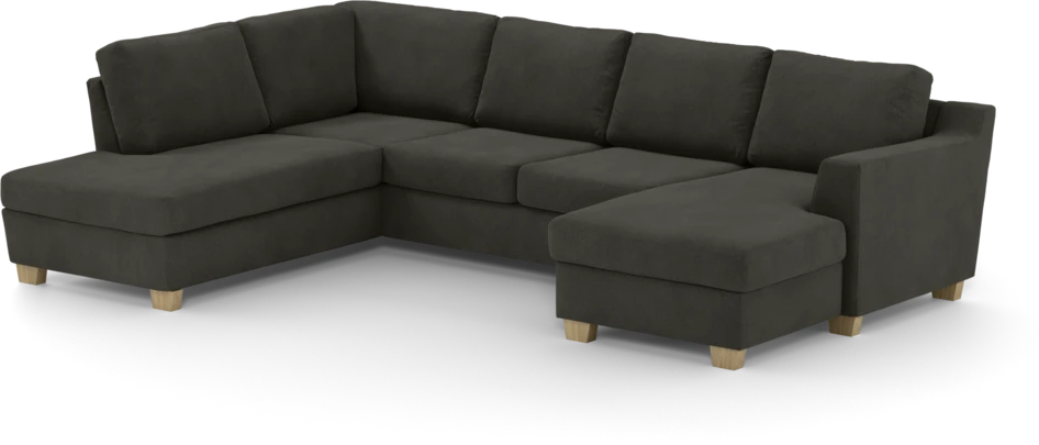 Friday - 3-sits soffa med divan vänster och schäslong höger - Grå