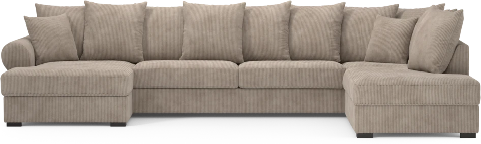 Town - 3-sits soffa med divan höger och schäslong vänster - Beige