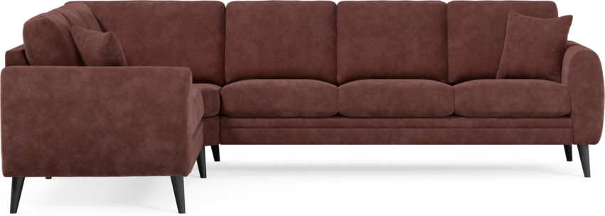 Eden - Hörnsoffa, 2+3-sits - Röd