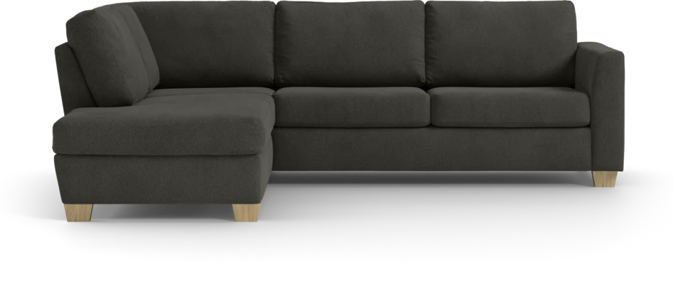 Friday - 2,5-sits soffa med divan vänster - Grå