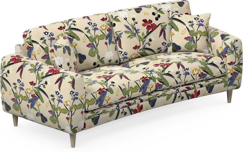 Eden - 2,5-sits soffa svängd - Flerfärgad