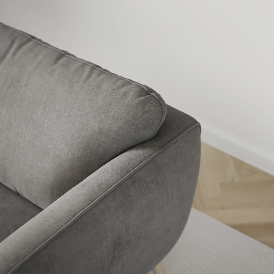 Madison Lux - Hörnsoffa 2+3-sits, hörn 2 - Grå
