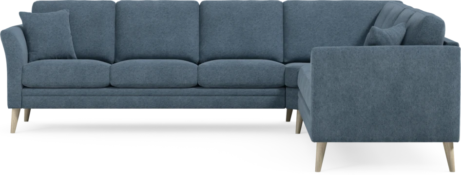 Eden - Hörnsoffa, 3+3-sits - Blå