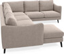Madison - Hörnsoffa med schäslong vänster - Beige