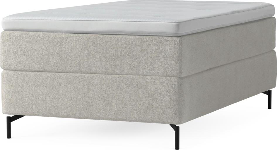 Delux Exclusive - Kontinentalsäng, enkelsäng 120 cm med bäddmadrass och sängben