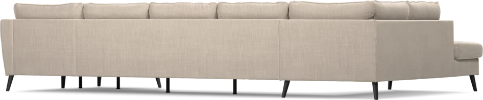 County - 4-sits soffa med divan vänster och schäslong höger - Beige
