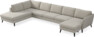 County - 4-sits soffa med divan vänster och schäslong höger - Beige