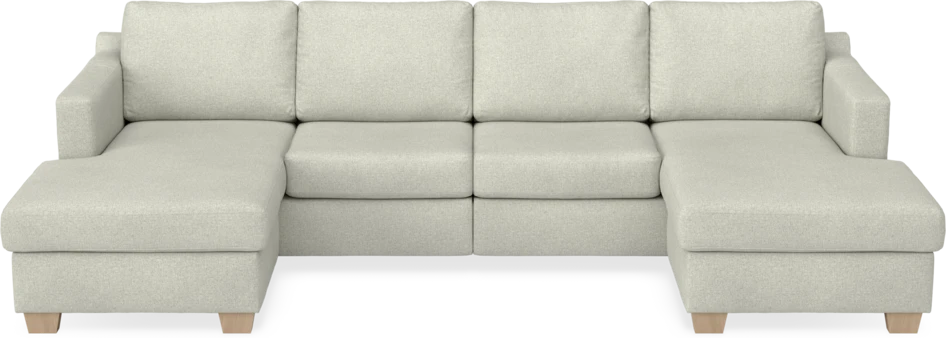 Friday - 2-sits soffa med två schäslonger - Beige
