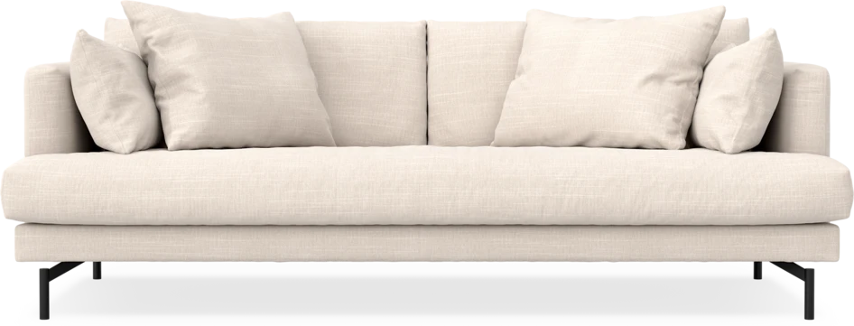 Harper - 3-sits soffa, hel dyna - Beige