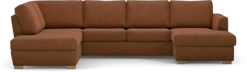 Friday - 3-sits soffa med divan vänster och schäslong höger - Orange