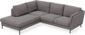 Madison - 2-sits soffa med divan vänster - Grå