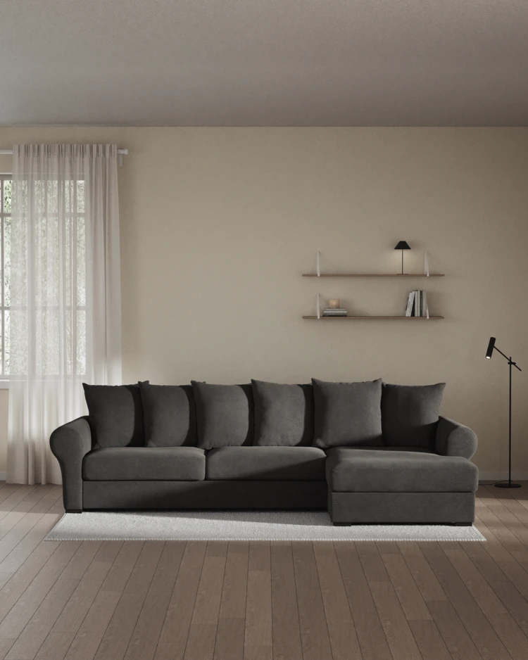 Town - 3-sits soffa med schäslong höger - inspiration