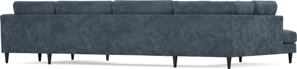 Bridge - 3-sits soffa med divan vänster och schäslong höger - Blå