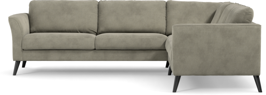 Bridge - Hörnsoffa, 3+2-sits - Grå