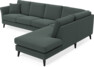Eden - 3-sits soffa med divan - Grå