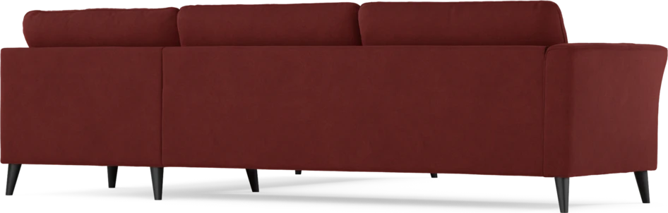 Bridge - Hörnsoffa, 3+2-sits - Röd