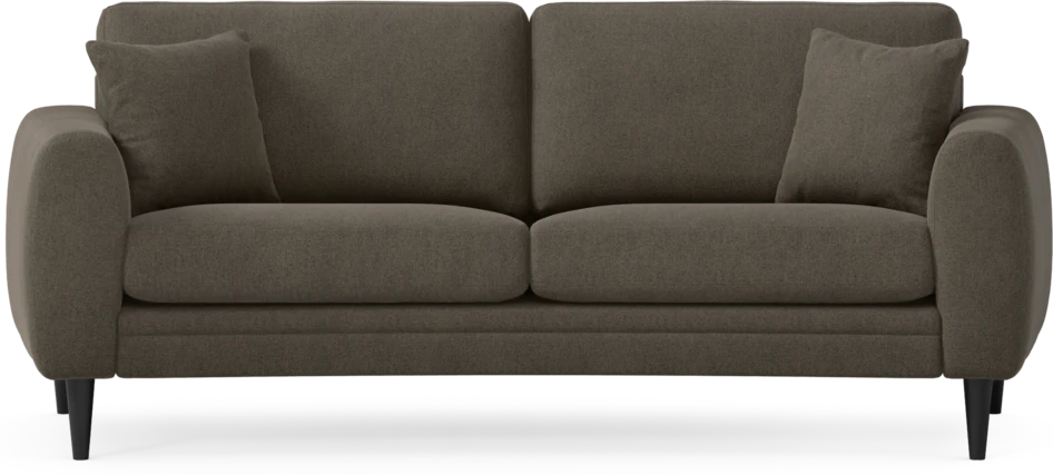 Eden - 2,5-sits soffa svängd - Brun