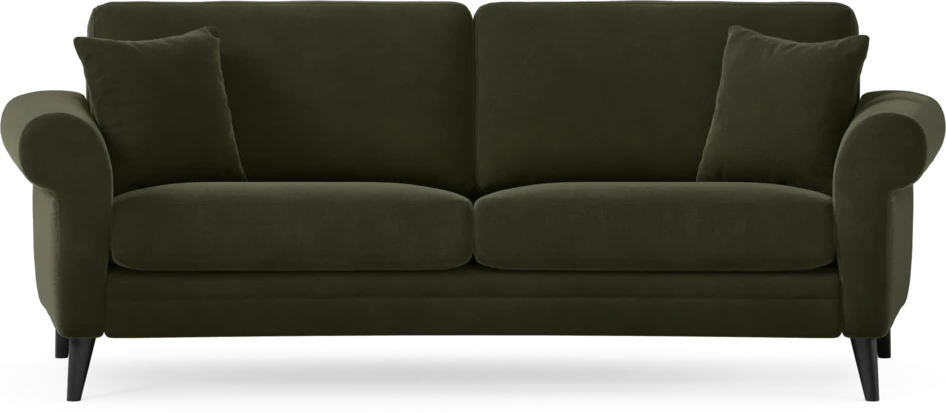 Eden - 2,5-sits soffa svängd - Grön