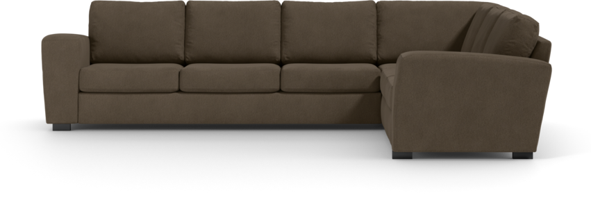 Friday - Hörnsoffa, 3+2-sits - Brun