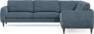 Bridge - Hörnsoffa, 3+2-sits - Blå