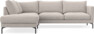 Impression Delux - 3-sits soffa med divan vänster - Beige