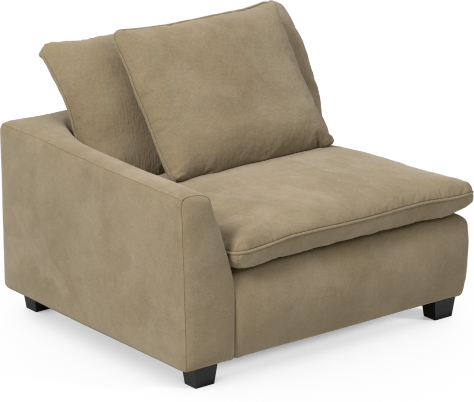 Bellora - 1-sits med armstöd vänster - Beige