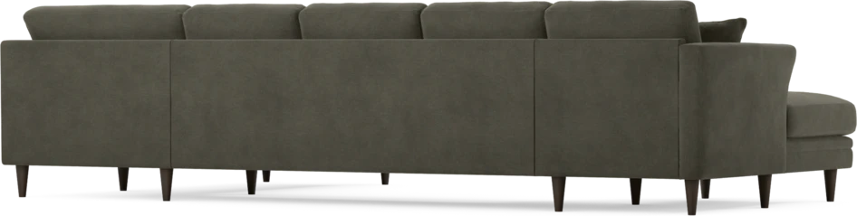 Eden - 3-sits soffa med schäslong vänster och divan höger - Grå