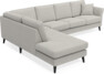 Eden - 3-sits soffa med divan - Grå