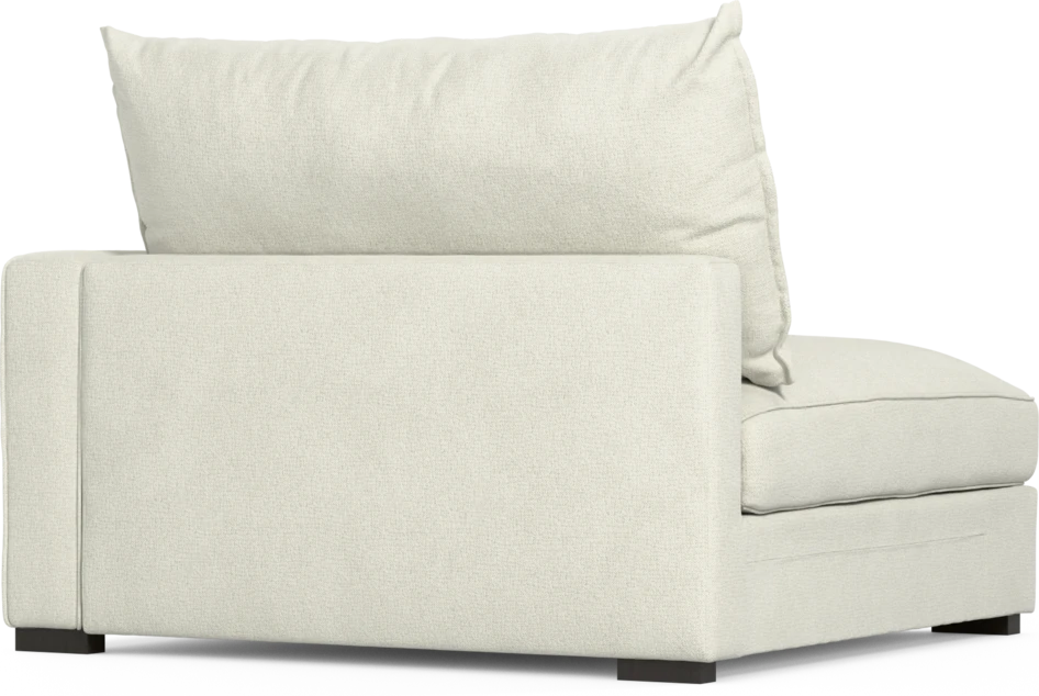 Rossi - 1,5-sits med armstöd höger - Vit