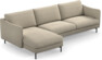 Madison Lux - 3-sits soffa med schäslong vänster - Beige