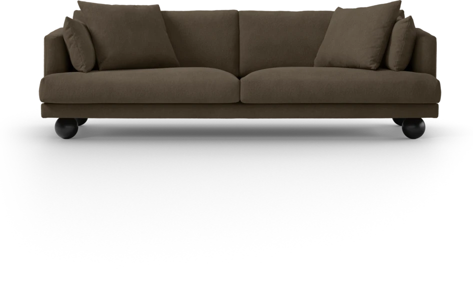 Harper - 4-sits soffa - Brun
