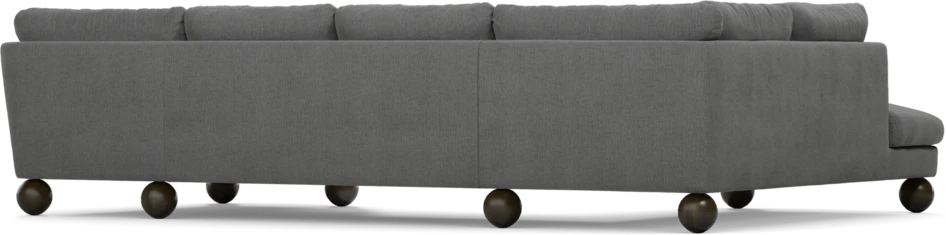 Madison Lux - 2-sits soffa med divan vänster och schäslong höger - Grå
