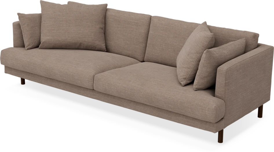 Harper - 4-sits soffa - Brun