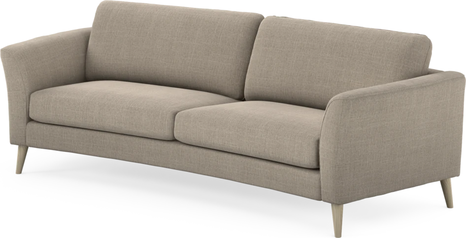 Bridge - 3-sits soffa svängd - Beige