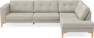 Rio - 3-sits soffa med divan höger - Beige