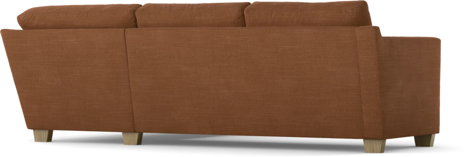 Friday - 2,5-sits soffa med divan höger - Orange