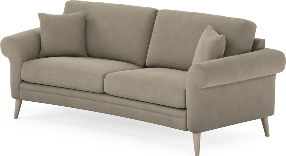 Eden - 2,5-sits soffa svängd - Beige