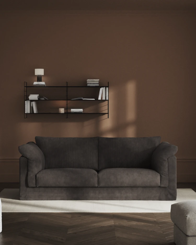 Cherrie - 2,5-sits soffa med kappa - inspiration