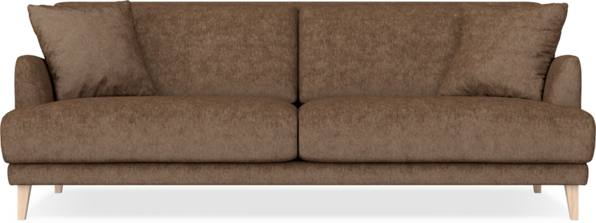 Macy Lux - 3-sits soffa - Brun