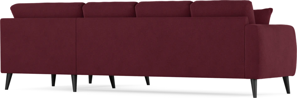 Eden - Hörnsoffa, 3+1-sits - Röd