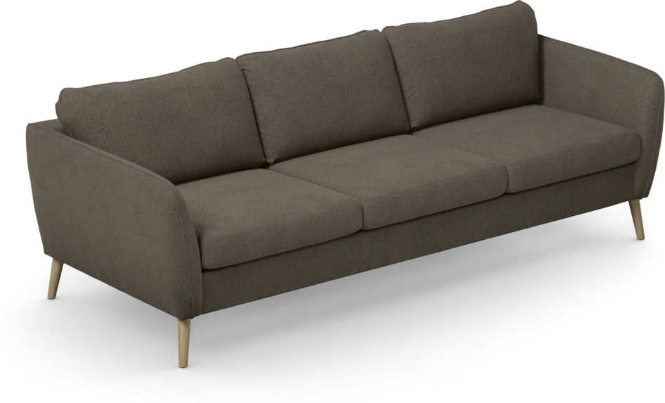 County - 3-sits soffa - Brun